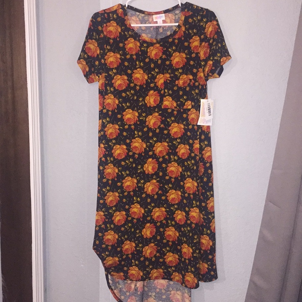 LulaRoe Floral Print Carly Size Small